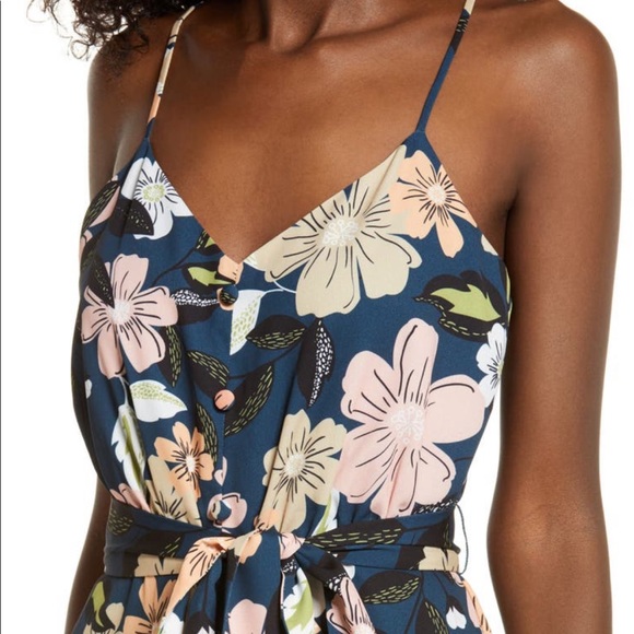 Floral Wide Leg Jumpsuit ~ Brand New - Picture 6 of 11